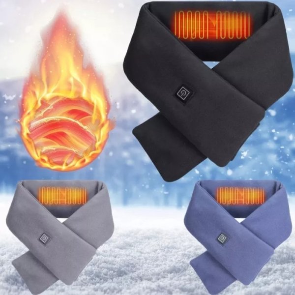 Smart Self Heating Usb Rechargeable Heated Neck Warming Scarf