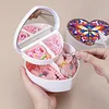 Dragonfly DIY Diamond Painting Heart-Shaped Jewelry Box Decorative Storage Case