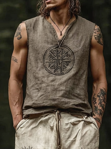 Men's Viking Runes Nordic Celtic Tribal Knot Sets / Rvogue / Rvogue