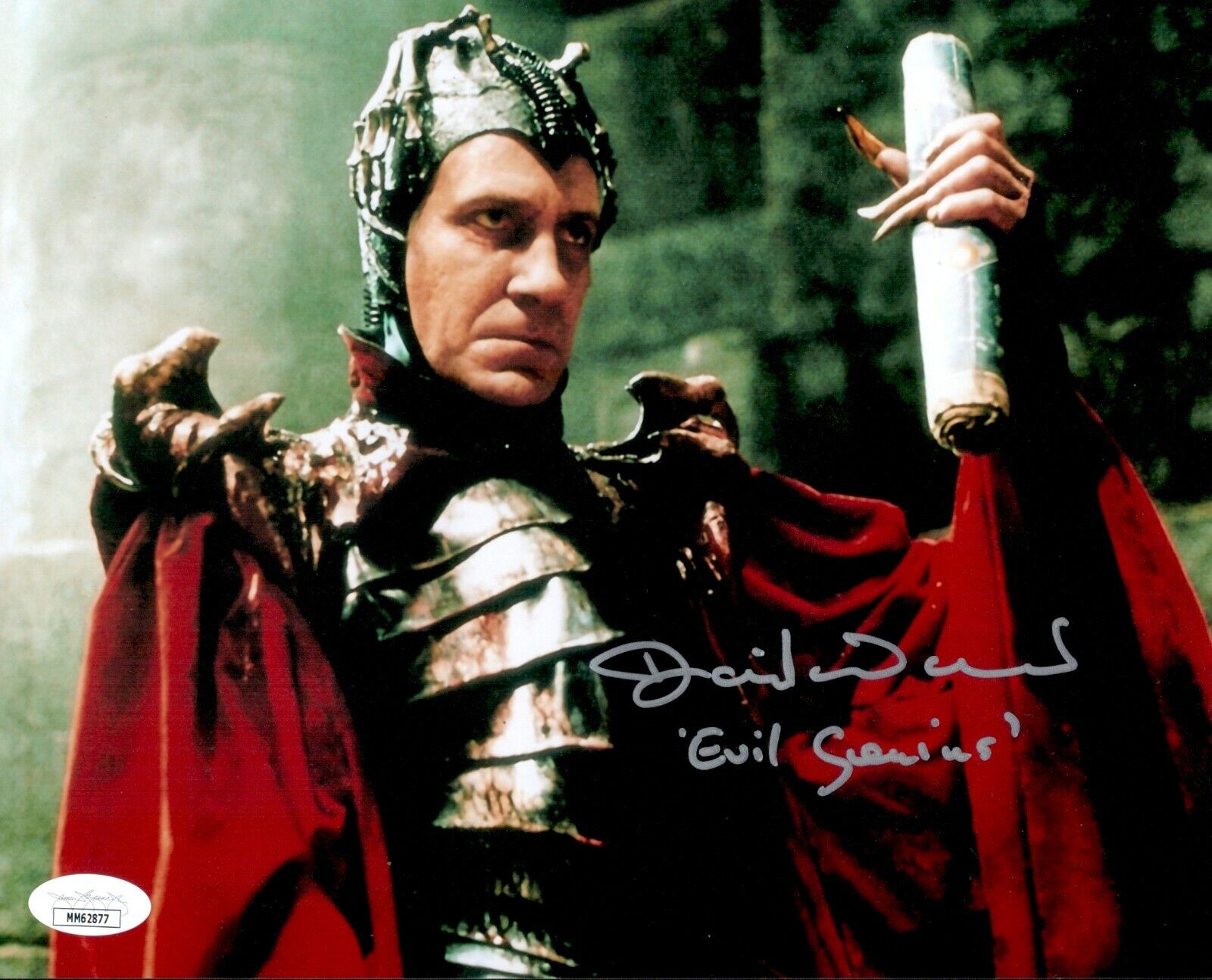 DAVID WARNER Signed Evil Genius TIME BANDITS 8x10 Photo Poster painting Autograph JSA COA Cert