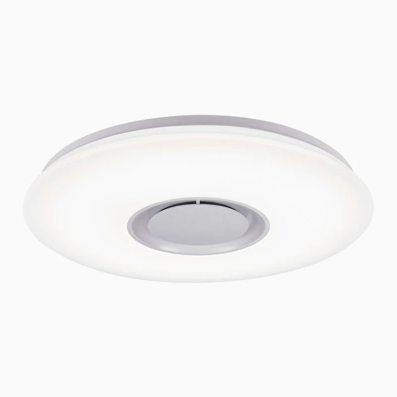 Creative LED RGB Dimmable Ceiling Light for Living Room Music Ceiling Lamp with Bluetooth Speaker Home Decoration Bedroom Light