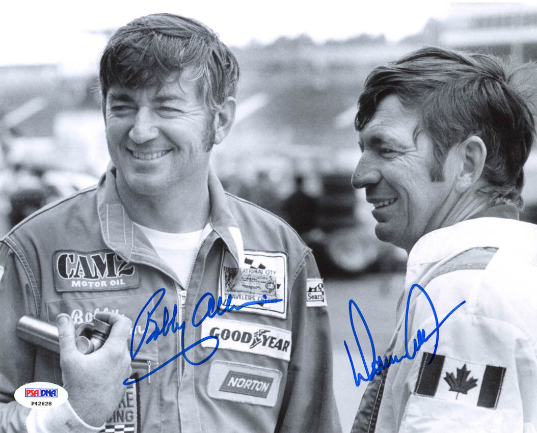 Bobby & Donnie Allison DUAL SIGNED 8x10 Photo Poster painting NASCAR LEGENDS PSA/DNA AUTOGRAPHED