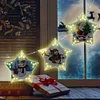 3pcs Weihnachten hängende Sternlichter - 5d DIY Craft Lampe