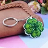 Bead Embroidery - Four-Leaf Clover Beaded Counted Cross Stitch Ornament Kit for Adults Beginners
