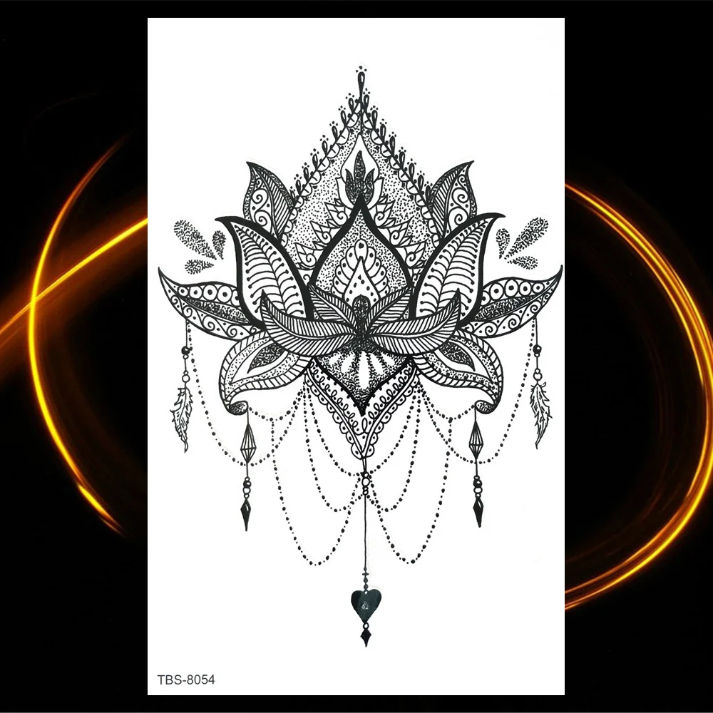 Sdrawing Skeleton Fake Temporary Tattoos For Women Men Green Snake Rose Daisy Flower Tattoo Scorpion King Body Thigh Waterproof Tatoo