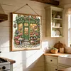 Stamped Cross Stitch Kit for Adults Flower Shop 11CT 45x45cm tapestrymarket