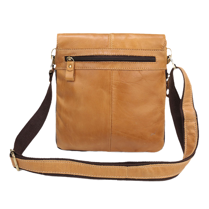 Functional Men Genuine Leather Messenger Shoulder Bag Office Business Bag vitadir dxncar