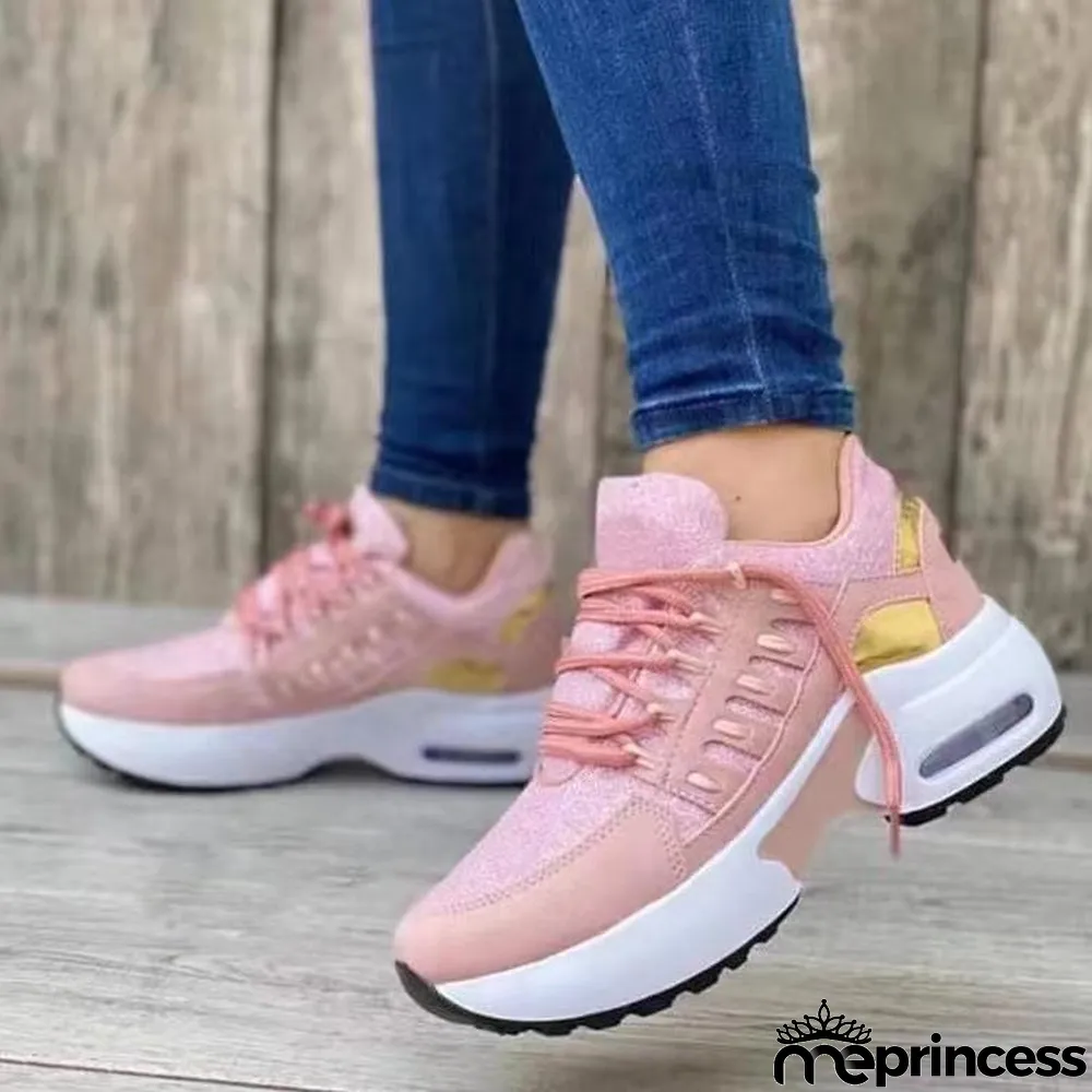 Women lace-up mesh Sports shoes
