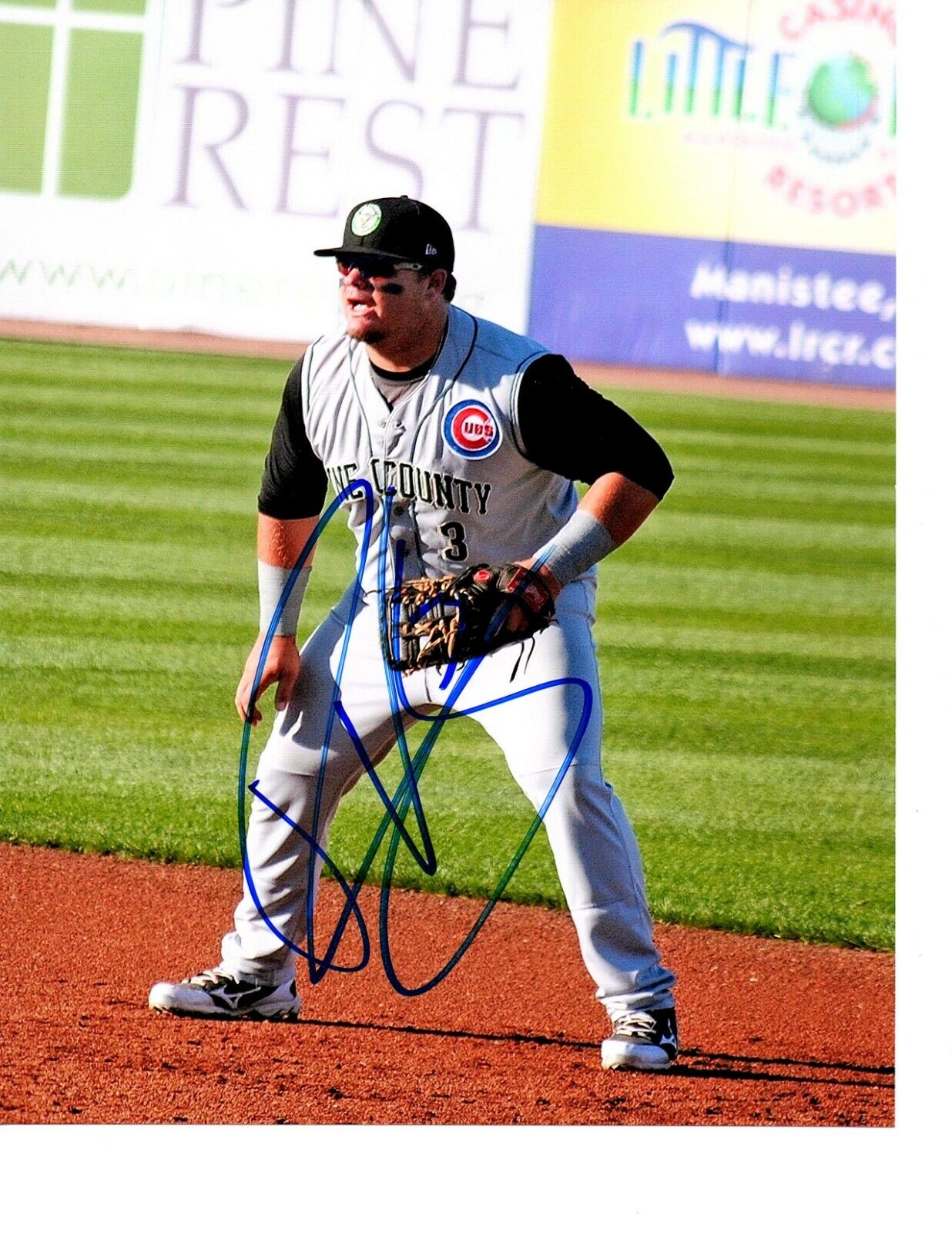 Dan Vogelbach Seattle Mariners Cubs hand signed auto 8x10 Photo Poster painting Kane County f