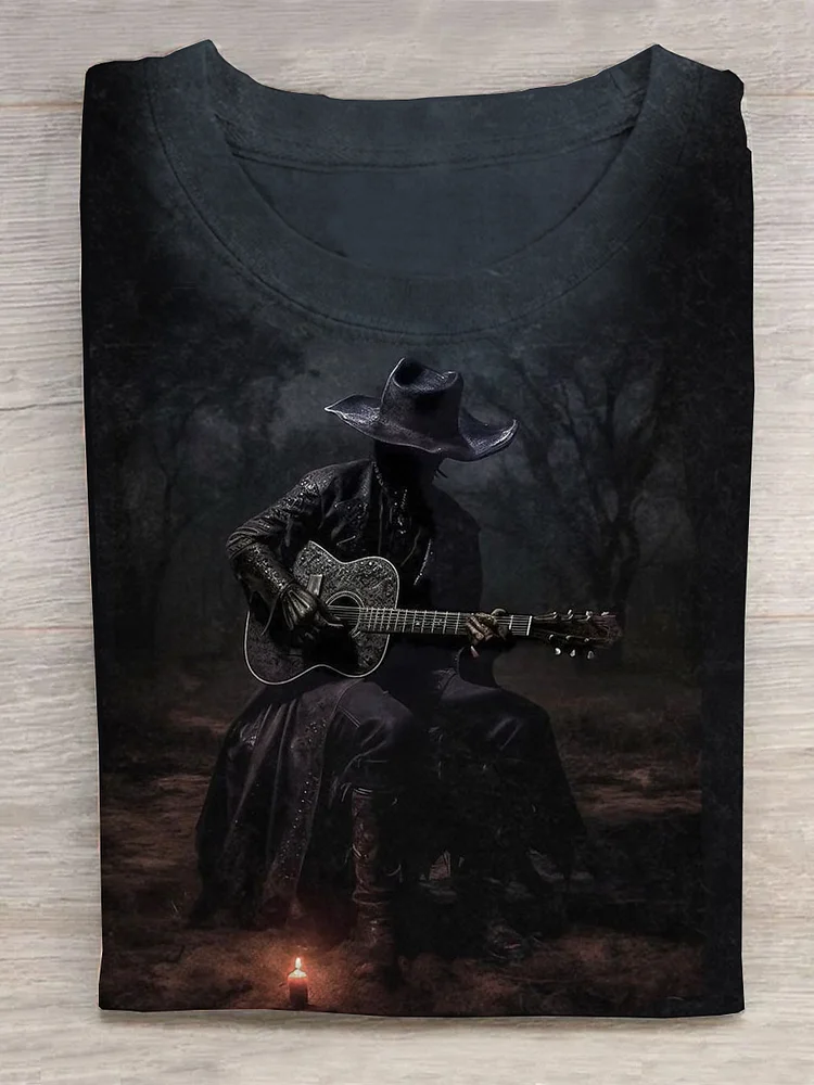 Teecade Teecade  Dark Rock Guitarist T-shirt