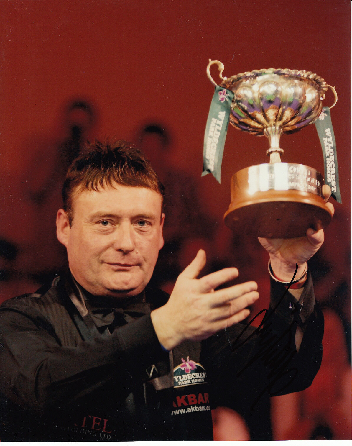 Jimmy White Hand Signed Snooker 10x8 Photo Poster painting 1.