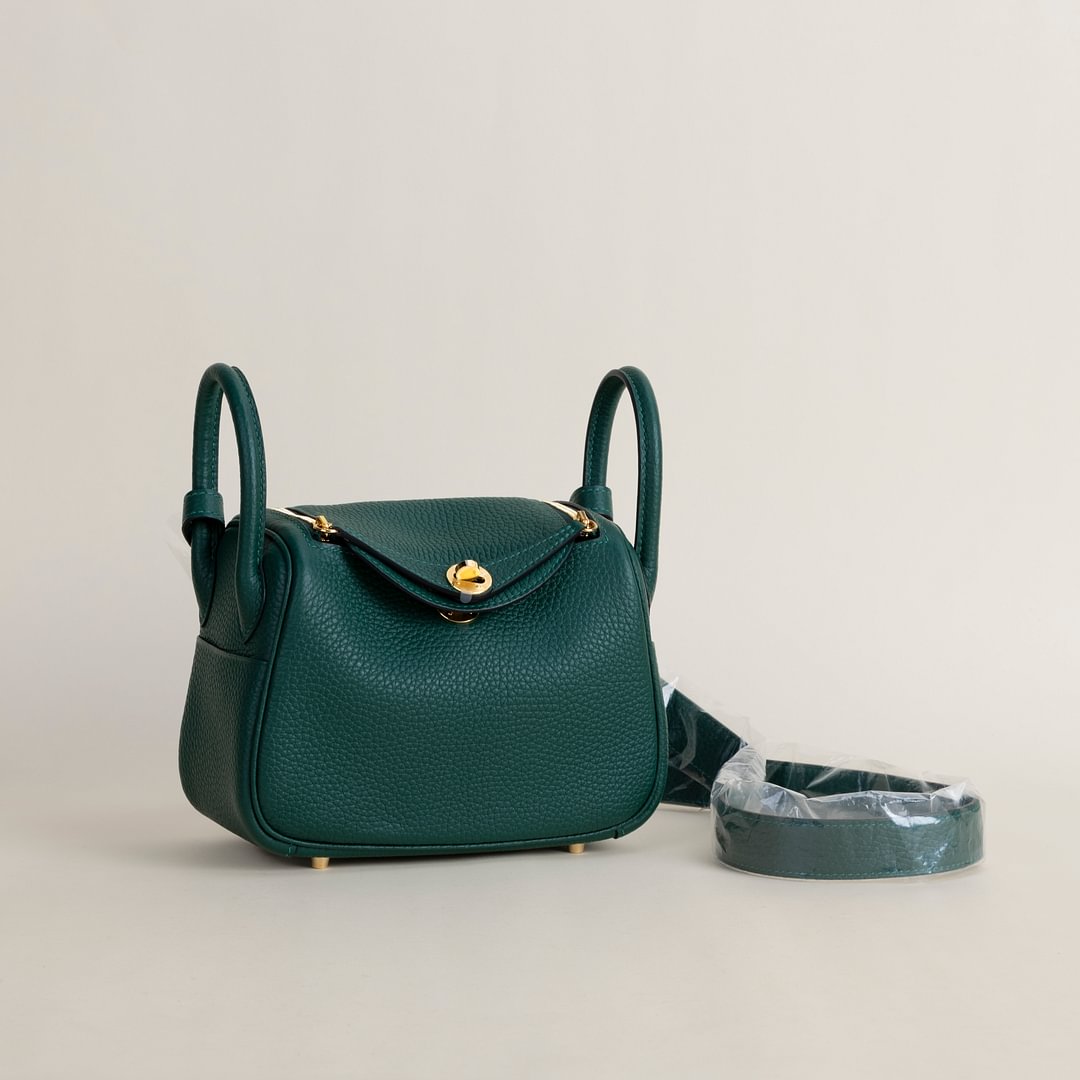 Mini Lindy  Clemence leather  Z6 Malachite GHW