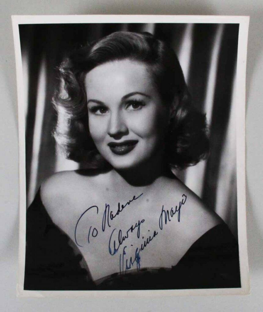 Virginia Mayo Signed Photo Poster painting 8x10 - COA JSA