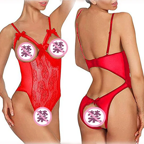 Brownm Hot New Sexy Underwear Sexy Lace Perspective Seduction Body Clothing