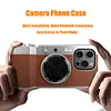 Camera-shaped Phone Case With Shutter Button