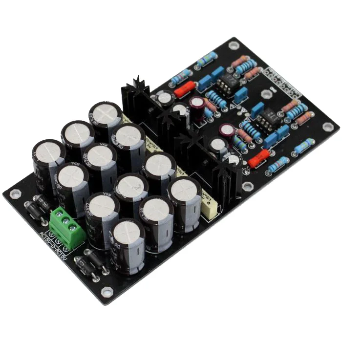 2200uf 25v Capacitor Tube Phono Preamp Kit Assembled Phono MM OPA2111KP Preamp Board Audio Preamp Board