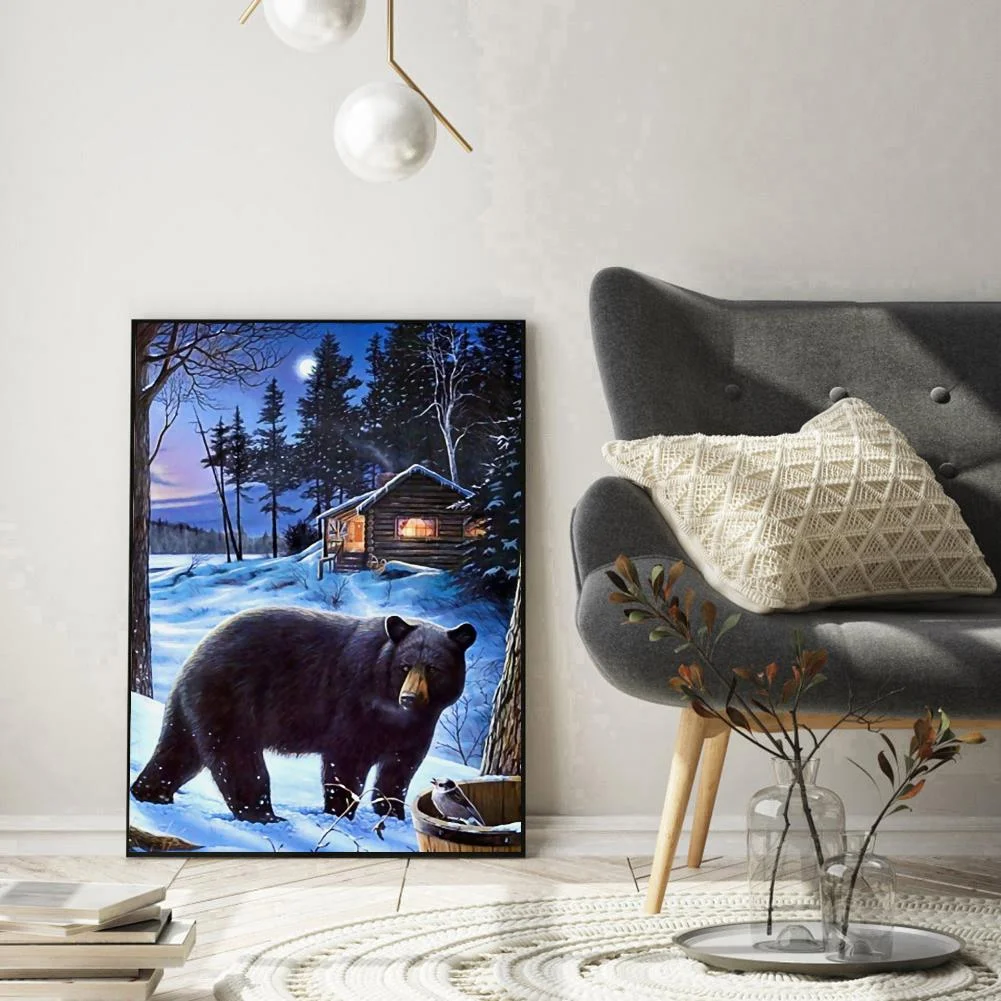 Diamond Painting - Full Round Drill - Bear(30*40cm)