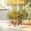 (US Local)Flower Double Sided Effect Table Top Diamond Painting Desktop Ornaments Kit (Christmas)