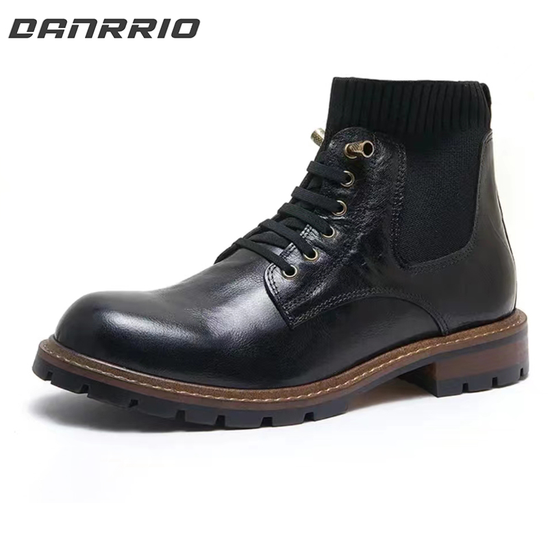 DANRRIO Handmade Retro Chelsea Boots| British Style Martin Boots DANRRIO.COM DANRRIO