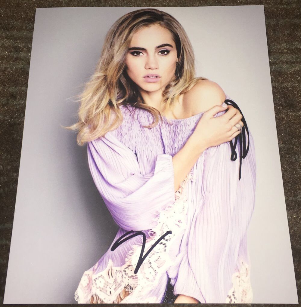 SUKI WATERHOUSE SIGNED PRIDE PREJUDICE AND ZOMBIES 8x10 Photo Poster painting A w/EXACT PROOF