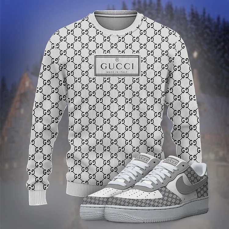 Premium GC Ugly Sweater Matching AF1 Sneaker Hot 2023 – ZWY+F8-TDP1010C22