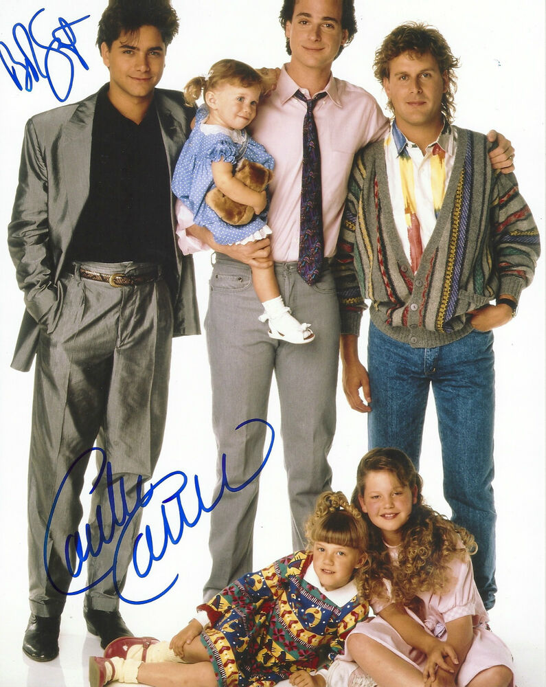 BOB SAGET & CANDANCE CAMERON 'FULL HOUSE' TANNER SIGNED 8X10 PICTURE 1 *COA