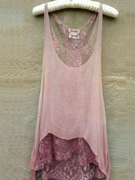 Linen Casual Sleeveless Round Neck Plus Size Dress