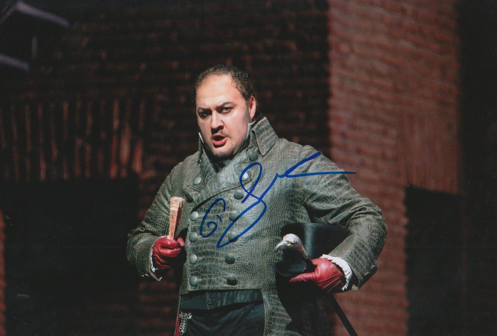 George Gagnidze Opera signed 8x12 inch Photo Poster painting autograph