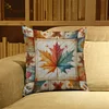 Flower Snowman Egg-11CT Stamped Cross Stitch Pillowcase 45*45cm