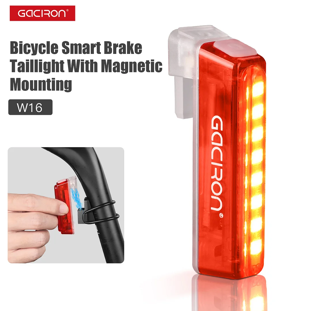 Gaciron W16 Smart Brake Bicycle Taillight 