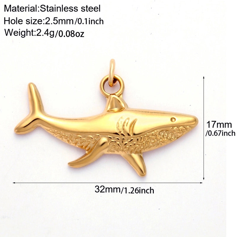 1 Piece 12*16mm 22*15mm 304 Stainless Steel Animal Snake Pendant Jewelry Accessories