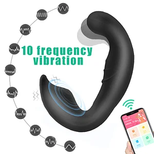 Prostate Massager with App Control – Remote Mobile Phone Remote Control Vestibular Artifact