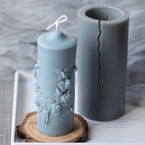 Deliberately Cylindrical Silicone Candle Mold