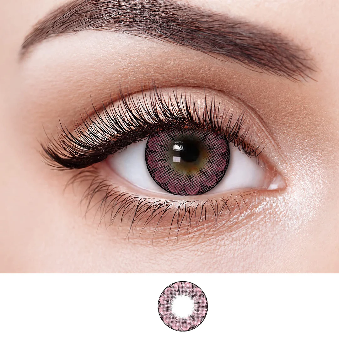 NEBULALENS Big Plum Blossom Colored Contact Lenses NEBULALENS