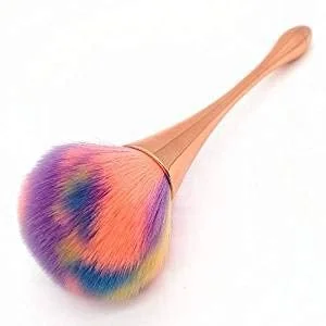 Foundation Makeup Brush,Powder Brush and Blush Brush for Daily Makeup (Gold-Colorful) …