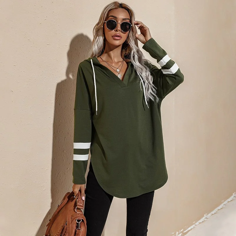 Women's Hooded Sweater Spring And Autumn Thin Loose Top