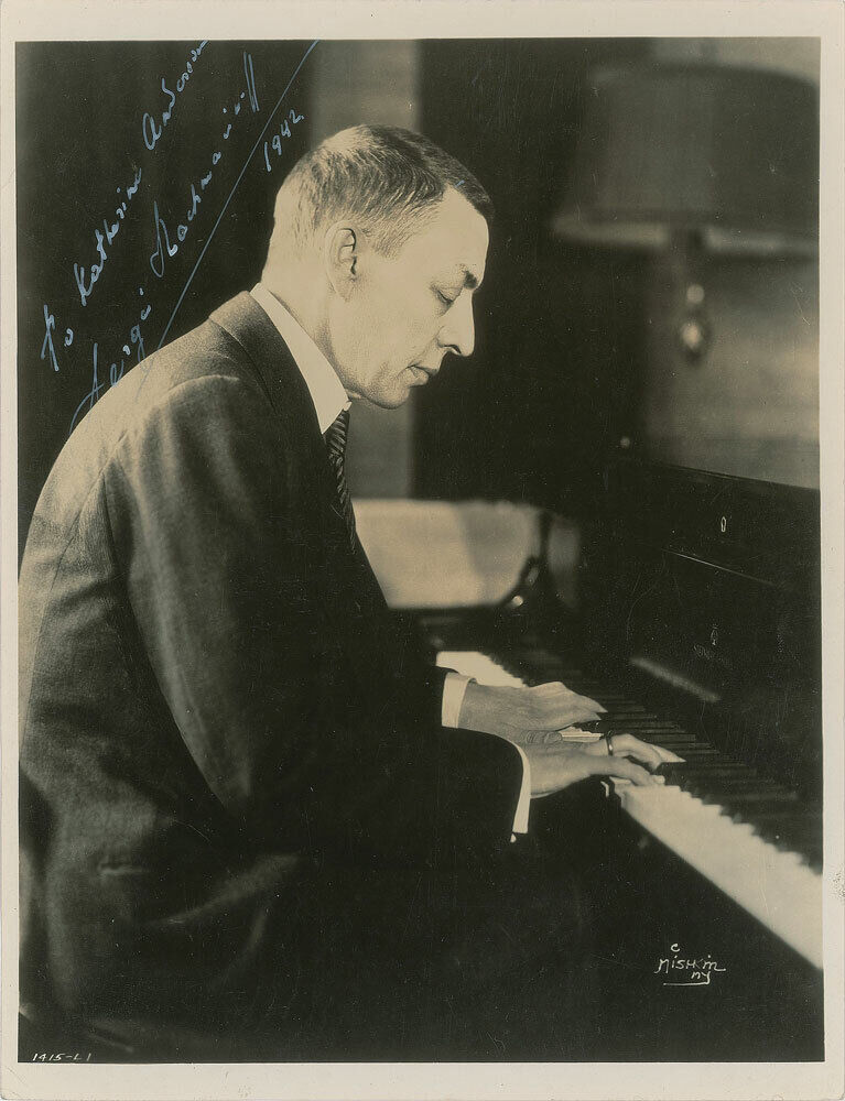 SERGEI RACHMANINOFF Signed Photo Poster paintinggraph Russian Composer Pianist Conductor reprint