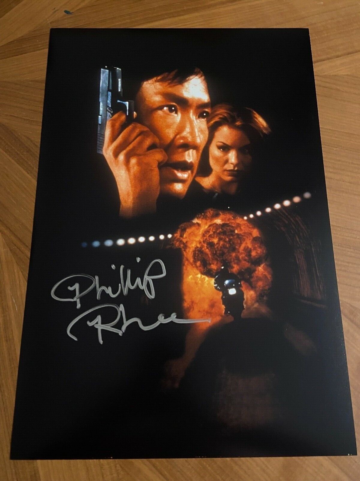 * PHILLIP RHEE * signed 12x18 poster * BEST OF THE BEST 3 * PROOF * 1