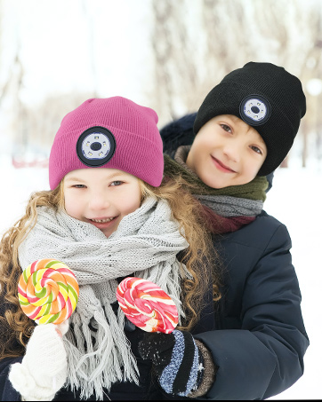 LED beanie for kids