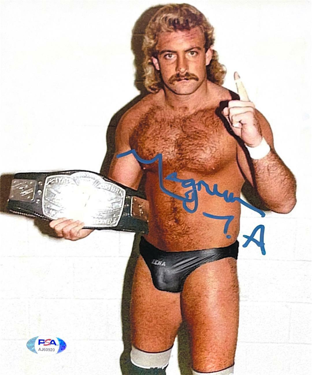 WWE MAGNUM TA HAND SIGNED AUTOGRAPHED 8X10 WRESTLING Photo Poster painting WITH PSA DNA COA 5