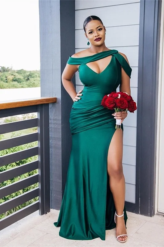 Charming V-Neck Sequin Chiffon Prom Dresses, PD0308
