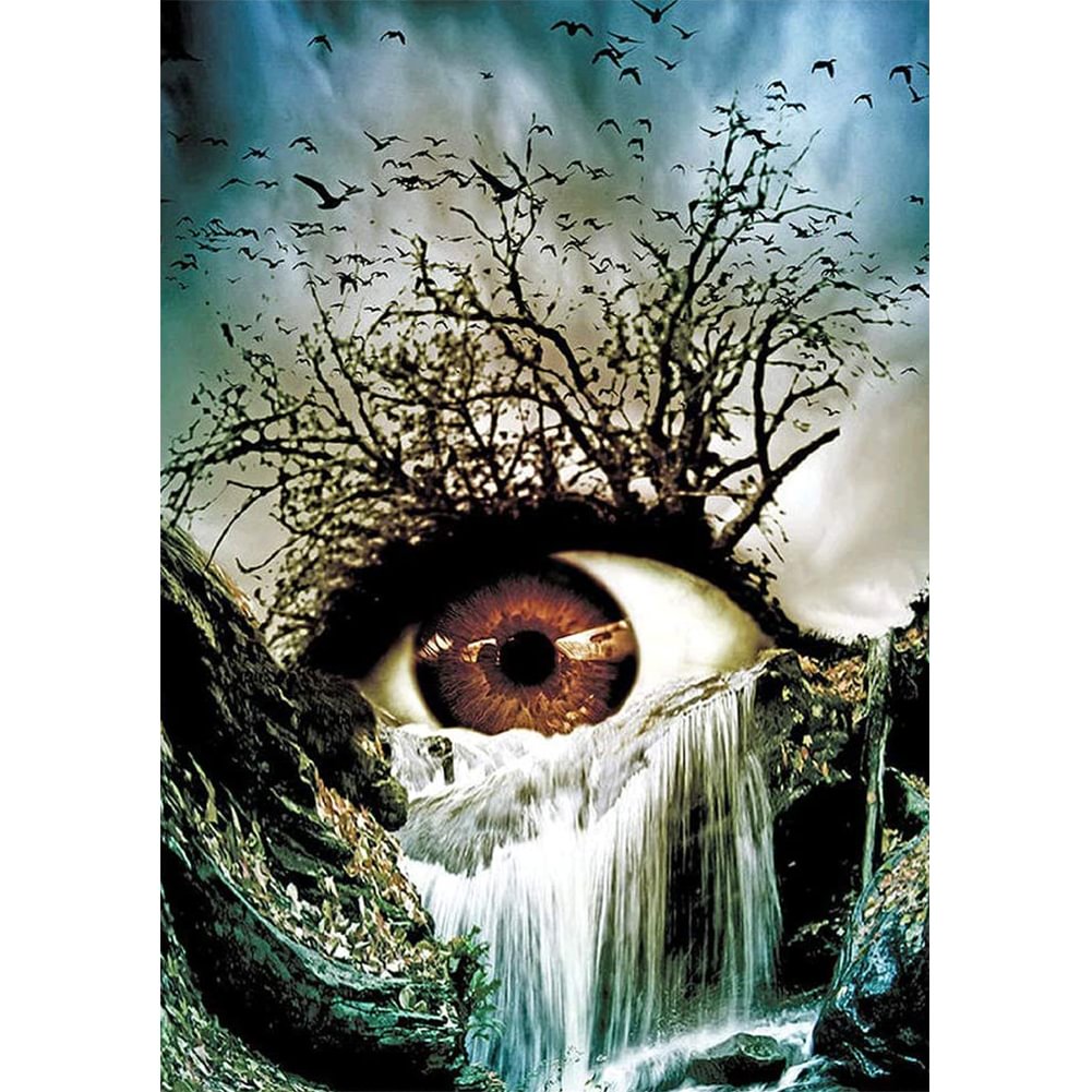 Waterfall Eye - Full Round - Diamond Painting(30*40cm)