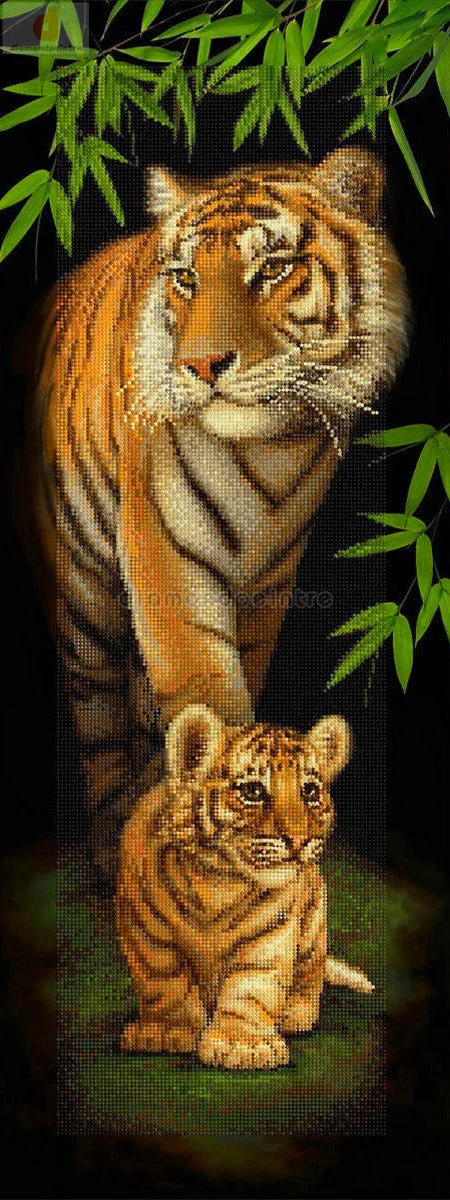 Tiger | Full Round/Square Diamond Painting Kits (30x90cm)