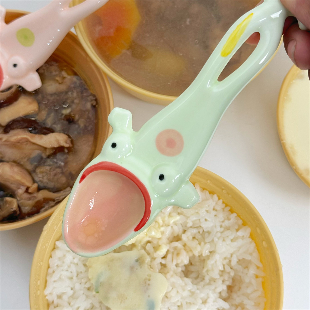 Ceramic Frog Spoons 