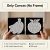 12Pcs DIY Pearl Painting Fruit for Home Wall Decor(15x15cm)
