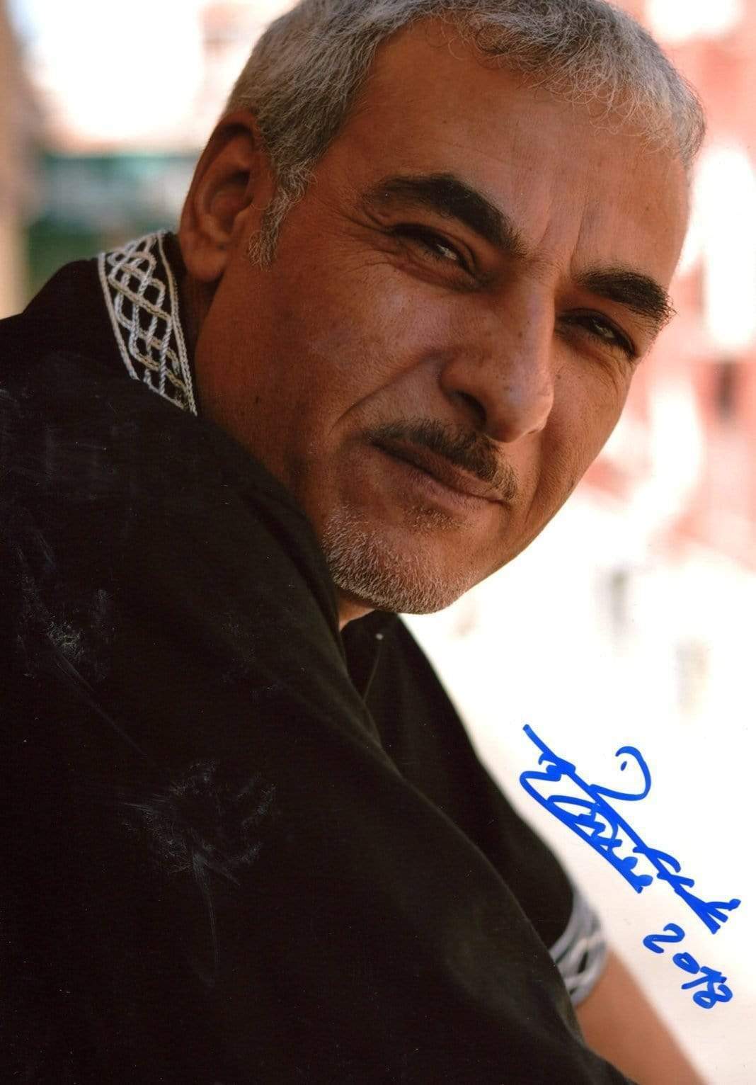 WRITER Muhsin al-Ramli autograph, In-Person signed Photo Poster painting