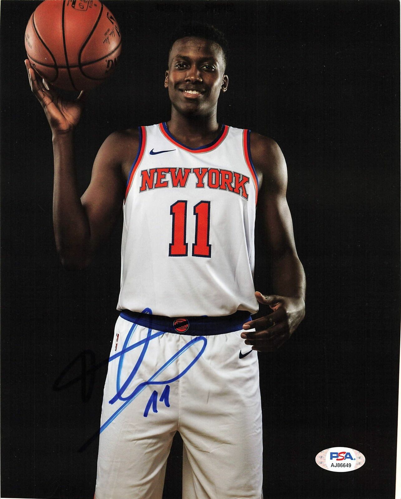 Frank Ntilikina signed 8x10 Photo Poster painting PSA/DNA New York Knicks Autographed