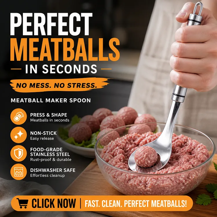 Non-Stick Stainless Steel Meatball Maker