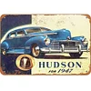 Hudson Automotive - Metal Tin Signs(8*12Inch/12*16Inch) - Garage&Transport