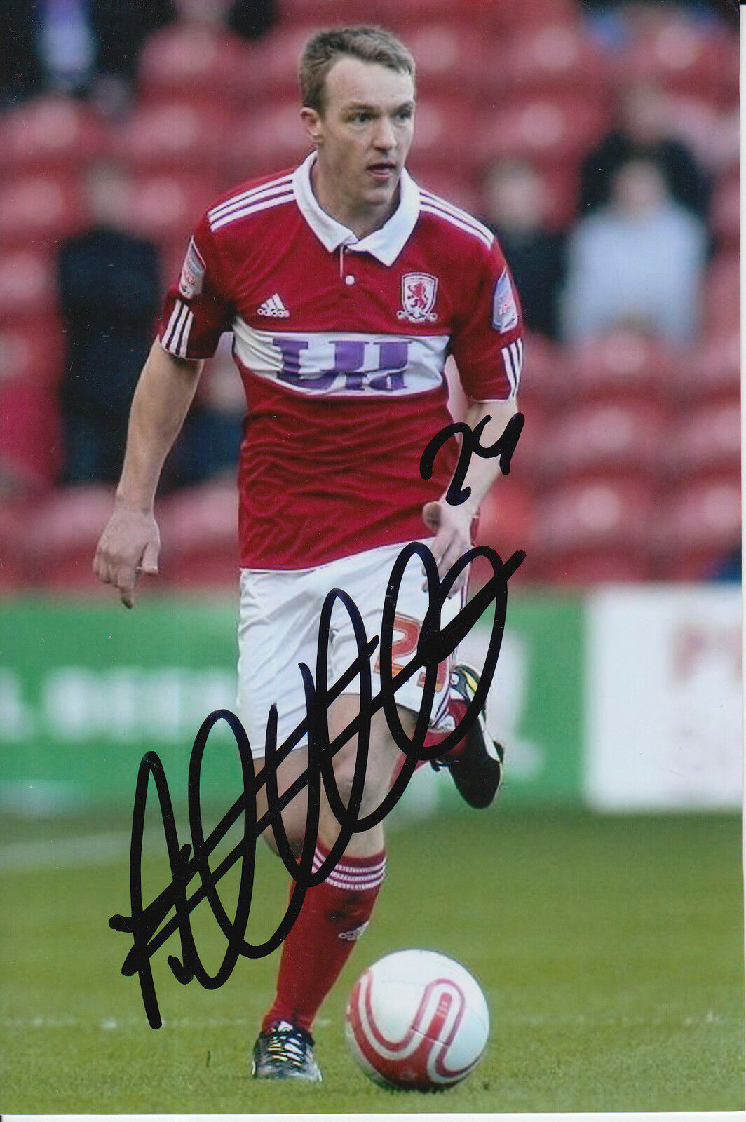 MIDDLESBROUGH HAND SIGNED TONY MCMAHON 6X4 Photo Poster painting 1.